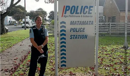  ??  ?? Matamata Police prevention officer Aimee Searle is asking for people to report suspicious behaviour.