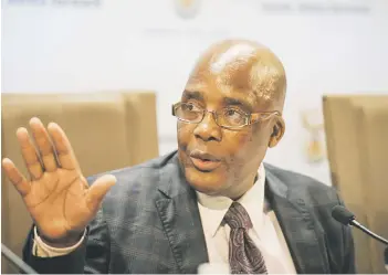  ?? Picture: Jacques Nelles ?? CALL FOR ACTION. Health workers’ union wants Minister of Health Aaron Motsoaledi to address the problem of staff shortages in the public health system.