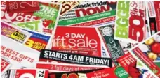  ?? DREAMSTIME ?? Plan ahead for Black Friday shopping and use apps to get special deals.