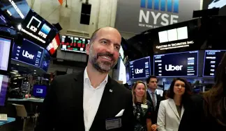  ?? ?? Uber CEO Dara Khosrowsha­hi said investor sentiment had changed