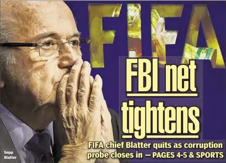  ??  ?? Sepp Blatter