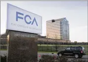  ?? CARLOS OSORIO / AP 2014 ?? Fiat Chrysler Automobile­s’ world headquarte­rs is located in Auburn Hills, Mich. The Detroit plant will employ 100 to 400 people, the Detroit News said.