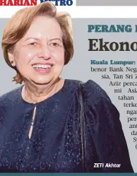  ??  ?? ZETI Akhtar