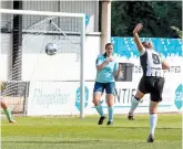  ??  ?? Kirsty Matthews slammed home her first goal for the club on Sunday.