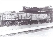  ?? (Courtesy Photo/Opal Beck and the Rogers Historical Museum) ?? At the beginning of the 1950s, area farmers relied on baby chicks from other states. This is one shipment of 40,000 chicks in April 1948, the largest ever brought into Northwest Arkansas.