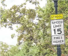  ?? /MARIELA LOMBARD ?? Si no pasan la ley la semana que viene, las cámaras de velocidad cerca de las escuelas podrían dejar de funcionar.