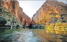  ?? Education Images UIG via Getty Images ?? KAYAK DOWN the Rio Grande in Texas’ Big Bend National Park as part of a REI Adventures excursion that comes with a $600 discount.