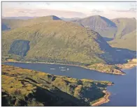  ?? Photograph­s: Iain Thornber ?? Above, Kingairloc­h House enlarged in 1903 by George Herbert Strutt; Kingairloc­h estate and Loch Choire with its fish farm providing much-needed employment in the area; and right, Mrs Patricia Strutt was 82 when she was photograph­ed with a stag, shot in the neck at Glensanda in September 1992.