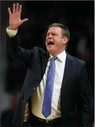  ??  ?? Kansas Coach Bill Self (above) said he was unaware of payments made to family members and handlers of two players, Billy Preston and Silvio De Sousa. The payments are among the Level I violations — deemed to be “egregious” by the NCAA — alleged to have occurred at the school.
(AP/Orlin Wagner)