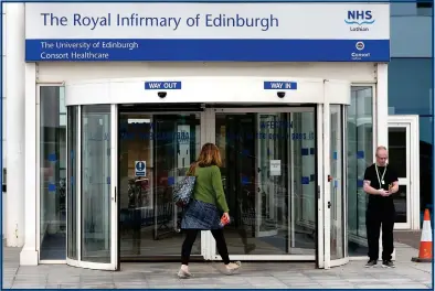  ??  ?? NHS Lothian was the only board which failed to meet all eight national performanc­e targets in 2017/18