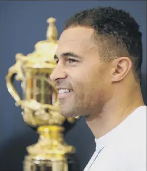  ??  ?? SPREADING THE WORD: Rugby Union World Cup winner Jason Robinson hopes to raise the profile of rugby league, as joint operations manager of Jamaica, who play England Knights in Leeds on Sunday.