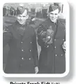  ??  ?? Private Frank Eidt (left) Corporal David Eidt (right)