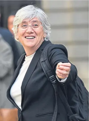  ?? Getty. ?? Spanish judges have reissued an arrest warrant for Prof Ponsati on charges of rebellion and misuse of public funds earlier this year.