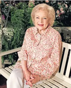  ?? ?? STAR: Betty White died just three weeks short of celebratin­g her 100th birthday.