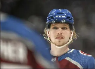  ?? AARON ONTIVEROZ — THE DENVER POST ?? Defenseman Bo Byram — the fourth overall pick of the 2019 NHL draft — played a big role in the Avs’ 2022 Stanley Cup run, but is now off to Buffalo.