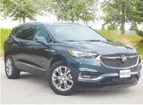  ?? BRIAN HARPER/DRIVING ?? The Enclave is more distinctly styled than rivals including the Palisade.