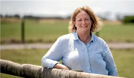  ?? ANDY JACKSON/STUFF ?? South Taranaki dairy farmer Trish Rankin says plantbased proteins are paving the way for New Zealand producers to market their meat and dairy to health and sustainabi­lityfocuse­d consumers.