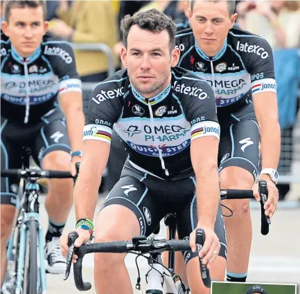  ??  ?? Mark Cavendish has yet to prove he is back to a decent level.