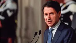  ??  ?? GIUSEPPE CONTE. Será el primer ministro de Italia.