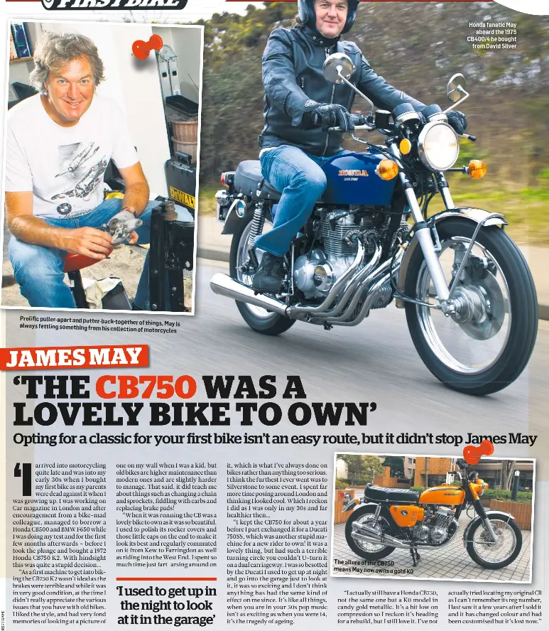 Ja M E S M Ay The Cb750 Was A Lovely Bike To Own Pressreader
