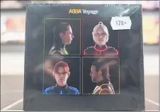 ?? — AFP photo ?? The new ABBA album ‘Voyage’ on display at a local record store in Stockholm.
