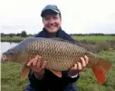  ??  ?? Brothers Chaz (here) and Tom Reeves enjoyed a great day’s carping.