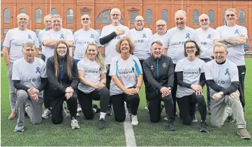  ?? ?? January’s Prostate FFIT sessions at Rangers’ Ibrox stadium in Glasgow were a success.