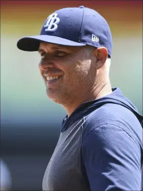  ?? Ap FILE ?? Tampa bay’s Kevin Cash was named al manager of the year on Tuesday.