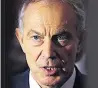  ??  ?? WARNINGS Tony Blair