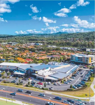  ??  ?? The flourishin­g Easy T Centre at 30-42 Scottsdale Drive, Robina, is on the market.