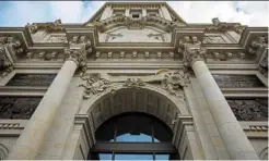  ?? — photos: afp ?? One of the entrances of the new berlin palace Humboldt Forum.