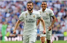  ?? AFP ?? Nacho, left, says Real Madrid will be ready to fly their banner high again at this year’s Club World Cup in Abu Dhabi