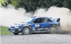  ?? PHOTO: SUPPLIED ?? Timaru’s Darren Galbraith, a threetime Westland Rally winner, in his Mitsubishi Evo 8 at the 2016 Waimate 50.