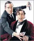  ??  ?? On stage: Matthew Macfadyen as Jeeves and Stephen Mangan as Bertie