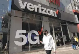  ?? MARK LENNIHAN AP ?? Raising prices for wireless service at Verizon is one of several possible options to pass along inflation-related costs to consumers.