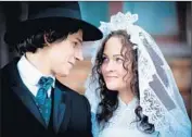  ?? ShiM-Film Pictures ?? “CHAGALL-MALEVICH” stars Leonid Bichevin as Marc Chagall and Kristina Schneiderm­ann as Bella.