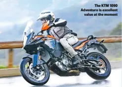  ??  ?? The KTM 1090 Adventure is excellent value at the moment