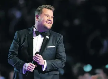  ?? MATT SAYLES/THE ASSOCIATED PRESS ?? James Corden’s late-night talk show has performed better than original expectatio­ns, attracting both admiring celebritie­s and an appreciati­ve audience.