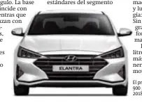  ??  ?? El precio de entrada es de 289 mil 900 pesos, 10 mil más que el modelo 2018.|HYUNDAI