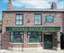  ??  ?? ICONIC: Coronation Street’s Rovers Return pub
