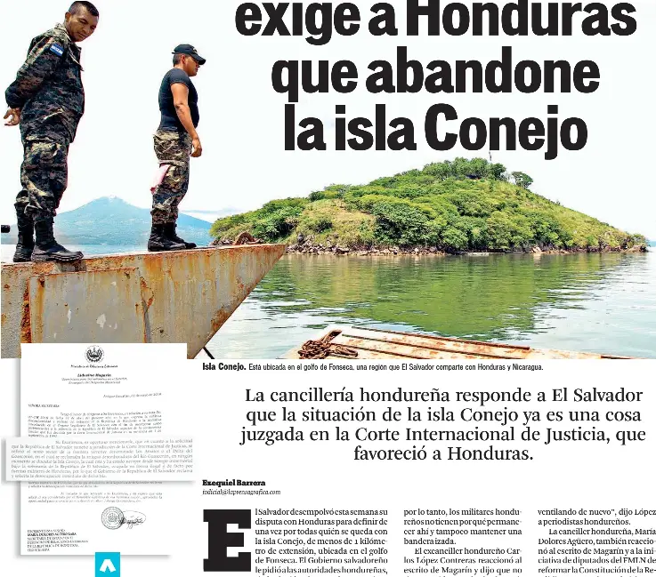 A Quien Le Pertenece La Isla Conejo El Salvador le exige a Honduras que abandone la isla Conejo - PressReader