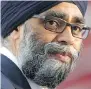  ??  ?? Harjit Sajjan