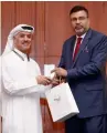  ??  ?? Emirati speaker Mohammed Murad with ICAP president.