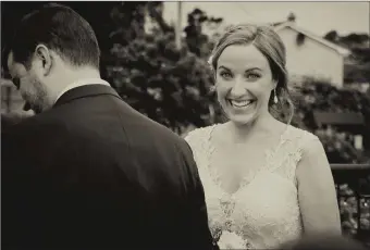  ??  ?? FAR LEFT: One of Stephen’s pre-lockdown markings – bride Siobhán and groom Ciarán in a candid moment during their big day in Clonakilty.