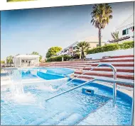  ??  ?? A STRETCH ABROAD: Yoga and pool facilities at Longevity Cegonha Country Club in Portugal