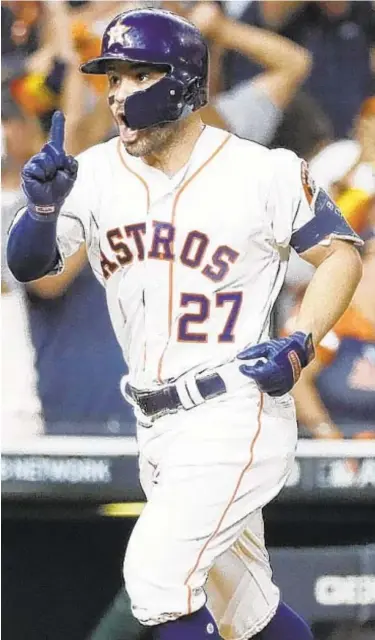  ?? AP ?? Jose Altuve and Astros were revaled as sign-stealing cheaters during the past offseason.