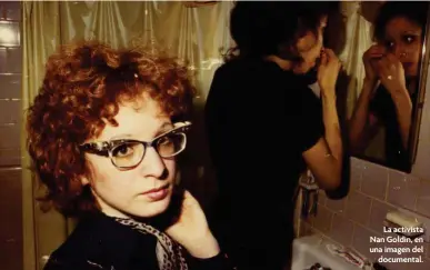  ?? ?? La activista Nan Goldin, en una imagen del documental.