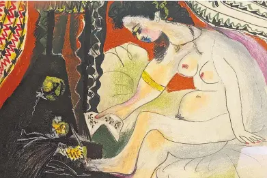  ?? ?? Reinlichke­itsgebote sollen im Judentum auch dem Lustgewinn dienen: Pablo Picassos Darstellun­g von Bathsheba, der Frau König Davids, in die sich dieser bei ihrem rituellen Bad verschaute.