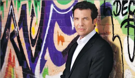  ??  ?? Comic Rick Mercer used many different graffiti-filled alleys for the now-famous rants on the Rick Mercer Report.