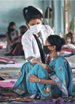  ??  ?? AT A TUBERCULOS­IS HOSPITAL in Guwahati, a file picture. With four to five lakh persons succumbing to the disease every year in India and with more drug-resistant cases being reported yearly, TB has had not only a higher mortality rate than COVID-19 so far, but is clearly an undeclared persistent silent epidemic.